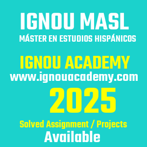 IGNOU MASL SOLVED ASSIGNMENT 2025